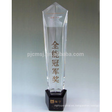 Trofeo y premios cristalinos más populares del estilo de moda